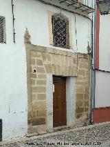 Casa de la Calle Alczar n 20. 