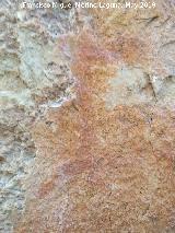 Pinturas rupestres del Paso del Canjorro I. Antropomorfo