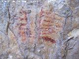 Pinturas rupestres de la Tinada del Ciervo II. Ciervo