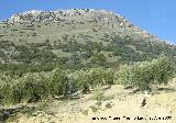Jabalcuz. Formaciones rocosas en la vertiente Sur-Este