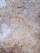 Pinturas rupestres de la Tinada del Ciervo I Abrigo III. Grupo II
