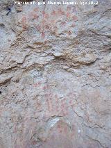 Pinturas rupestres de la Cueva del Gitano Grupo II. 