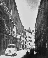 Calle Álamos. Foto antigua