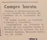 Anuncio antiguo. Archivo Histórico Provincial Calle Bernabé Soriano. Anuncio antiguo. Archivo Histórico Provincial