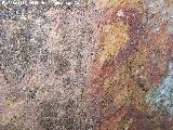 Pinturas rupestres del Pasillo del Zumbel Bajo. Oculado