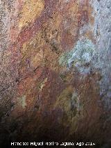 Pinturas rupestres del Pasillo del Zumbel Bajo. Restos de figuras