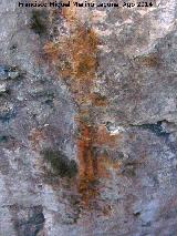 Pinturas rupestres del Pasillo del Zumbel Bajo. Panel inédito