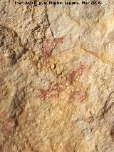 Pinturas rupestres de la Cueva del Depsito Grupo II. Pintura rupestre del centro