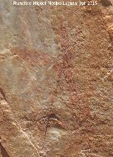 Pinturas rupestres del Barranco de la Cueva Grupo II. Y