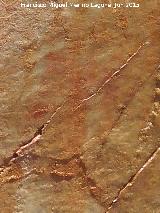 Pinturas rupestres del Barranco de la Cueva Grupo II. Figura indeterminada