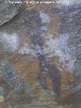 Pinturas rupestres del Barranco de la Cueva Grupo VI. Antropomorfo del panel I