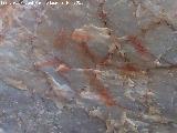 Pinturas rupestres de la Cueva de los Arcos II. Oculado superior