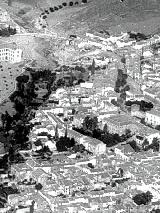 Calle Carrera de Jesús. Foto aérea antigua