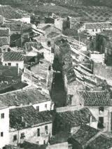Calle del Conde. Foto antigua. Desde el Cerro Tambor. Fotografa de Jaime Rosell Caada. Archivo IEG