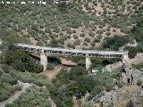Puente de Hierro de Zuheros. Desde el Mirador del Can del Ro Bain