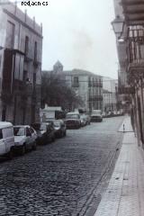Calle del Santo. Foto antigua de Pedro Merino Megas