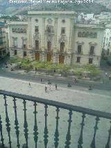 Catedral de Jaén. Fachada. Desde el balcón principal