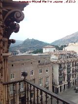 Catedral de Jaén. Fachada. Desde el balcón derecho