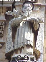 Catedral de Jaén. Fachada. San Gregorio Magno