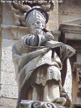 Catedral de Jaén. Fachada. San Agustín Obispo