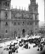 Catedral de Jaén. Fachada. Obstensión 1881