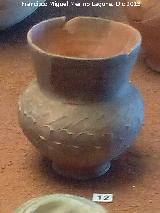 Cstulo. Necrpolis del Cerrillo de los Gordos. Vaso. Tumba 6. Siglo I d.C. Museo Arqueolgico de Linares
