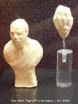 Cstulo. Villae del Noreste de Torrubia. Pequeos bustos de terracota (Alto Imperio siglos I-II d.C.). Museo Arqueolgico de Linares