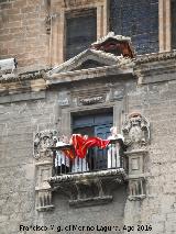 Catedral de Jaén. Fachada gótica. Balcón