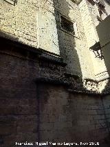 Catedral de Jaén. Fachada gótica. Arranque de la crestería