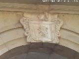 Casa de los Condes de Pozo Ancho. Escudo de Coello de Portugal