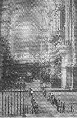 Catedral de Jaén. Interior. Foto antigua. Vía Sacra