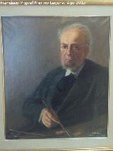 Francisco Baos Martos. Retrato de mi profesor. 1950. Museo Provincial de Jan