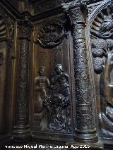 Catedral de Jaén. Coro. Jesús recogiendo sus vestiduras