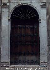 Catedral de Jaén. Sótanos. Puerta de las escaleras de la lonja
