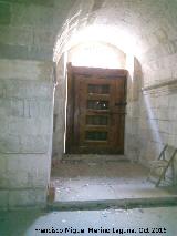 Catedral de Jaén. Sótanos. Puerta de acceso desde las escaleras de la lonja