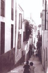 Calle Espiga. Foto antigua de Roselló