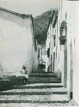 Calle Peuelas. Foto antigua IEG