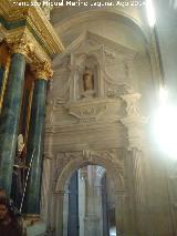 Catedral de Jaén. Capilla de Santiago. Puerta de acceso a la antesala de la Sala Capitular