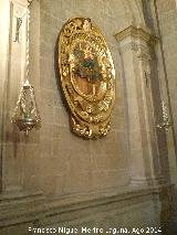 Catedral de Jaén. Capilla de San Jerónimo. Escudo de la Catedral