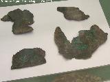 Necrpolis del Sapillo. Fragmentos de recipiente de bronce. Museo San Antonio de Padua - Martos