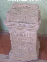Cooperativa San Amador. Ara romana. Museo San Antonio de Padua - Martos