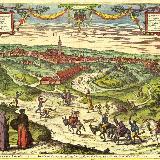Historia de Sevilla. El cortejo del escarnio pblico: cornudo y apaleado. 1572 de Georg Braum