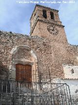 Castillo de La Guardia. Iglesia de Santa Mara. Puerta y campanario