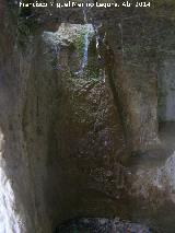 Cuevas de Lituergo. Chimenea
