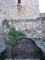 Castillo de La Guardia. Cripta de Santa Mara. Distancia desde la bveda hasta el suelo de la iglesia