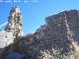 Castillo Vboras. Alczar. Muro izquierdo de la Puerta Oeste del alczar