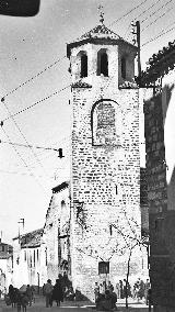 Iglesia de la Magdalena. Foto antigua. Fotografía de Jaime Roselló Cañada. Archivo IEG
