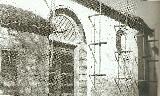 Iglesia de la Magdalena. Foto antigua. Puerta desaparecida