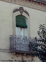 Casa de la Calle San Amador n 47. Balcn de la fachada principal