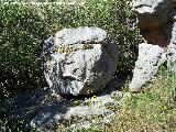 Los Cañones. Formaciones de piedra